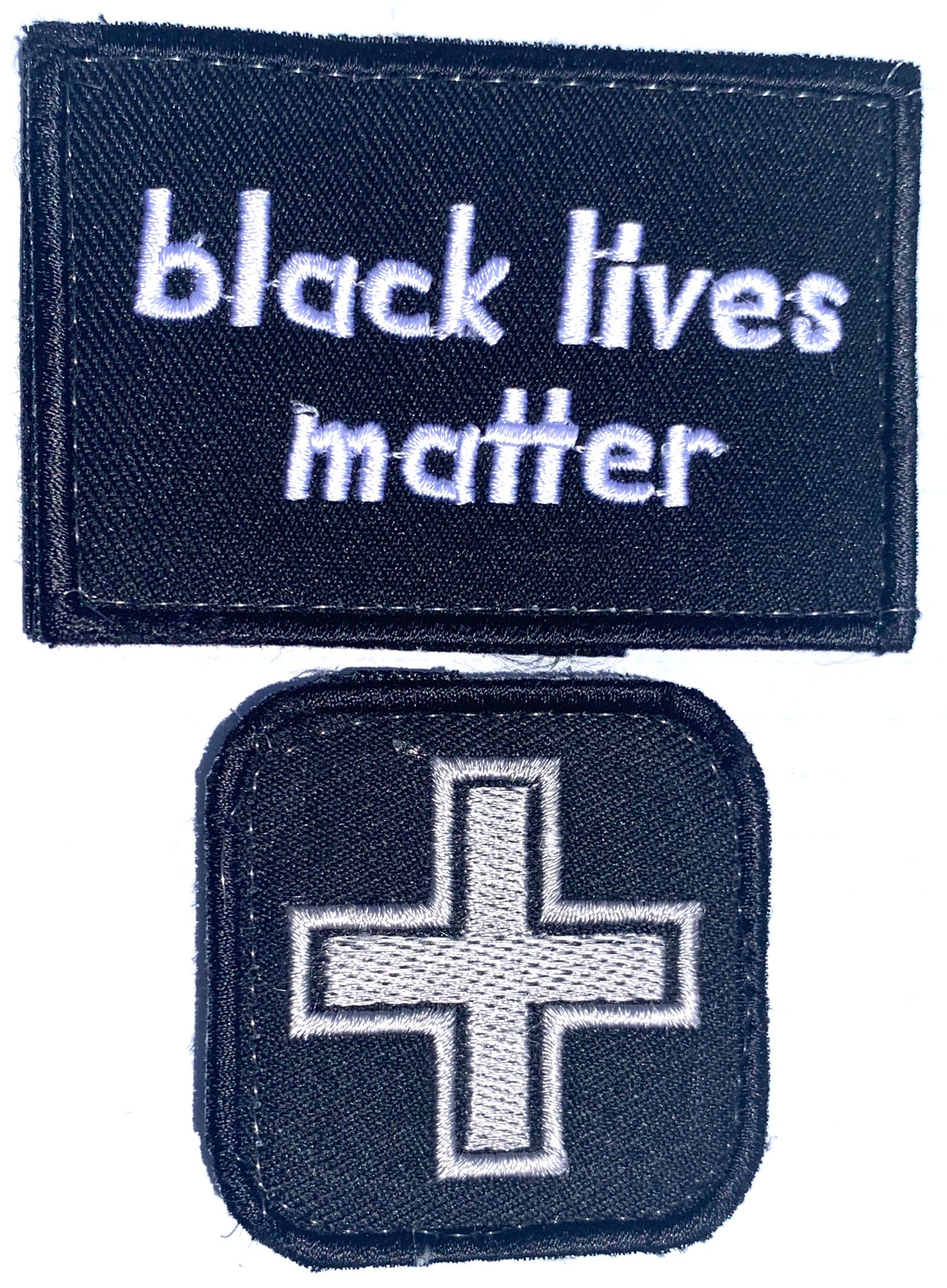 set of two patches Black Lives  Matter tactical style  patches