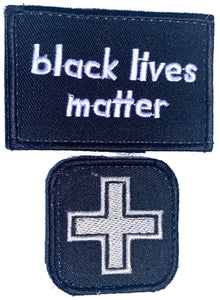 set of two patches Black Lives  Matter tactical style  patches